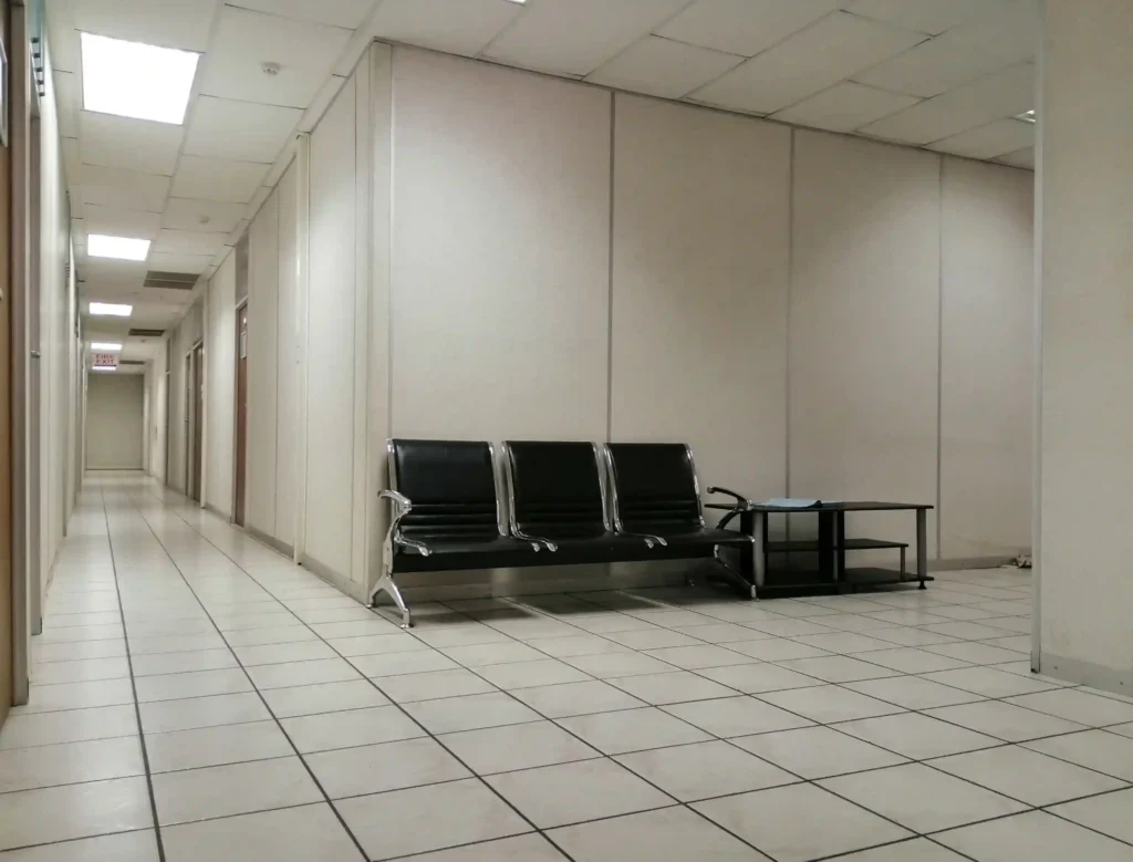Seating area with a clean professional business environment in Loapi Business Centre Gaborone at Loapi House
