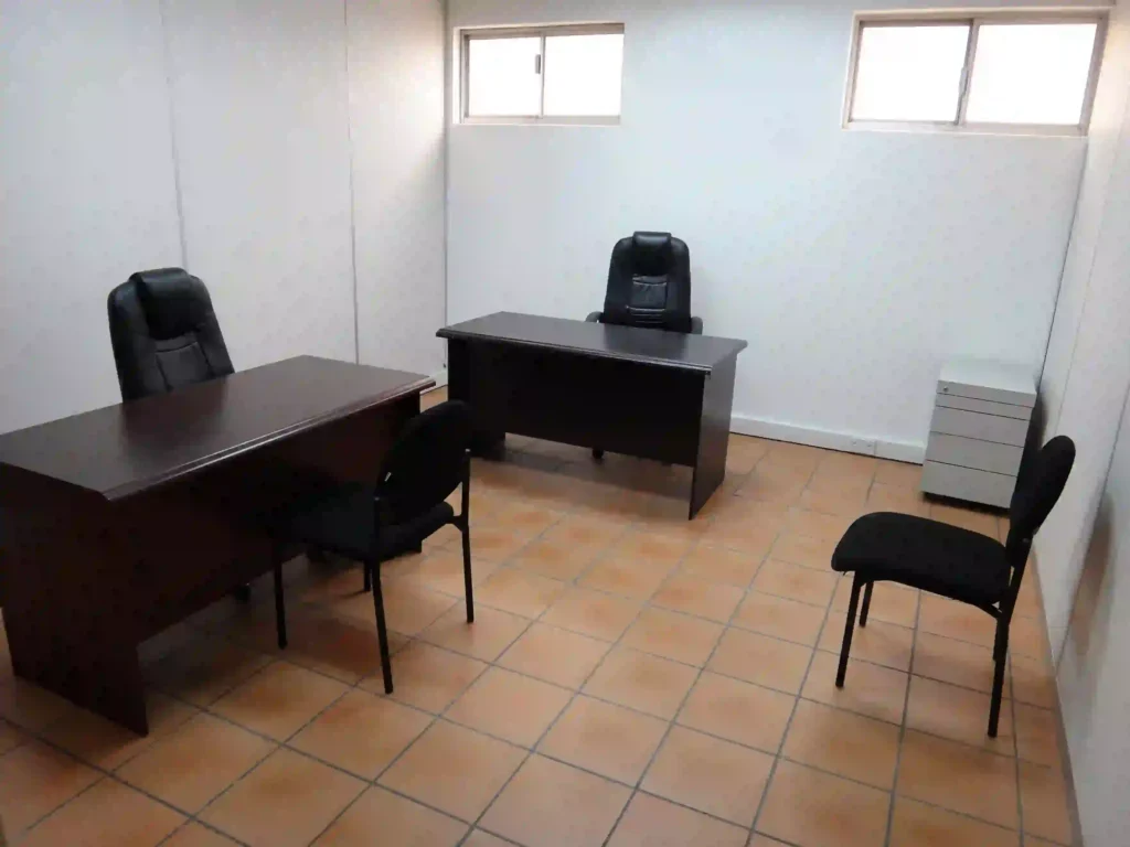 20m2 ground floor office space for rent in LBC Loapi Business Centre Gaborone showing windows and air conditioning at Loapi House